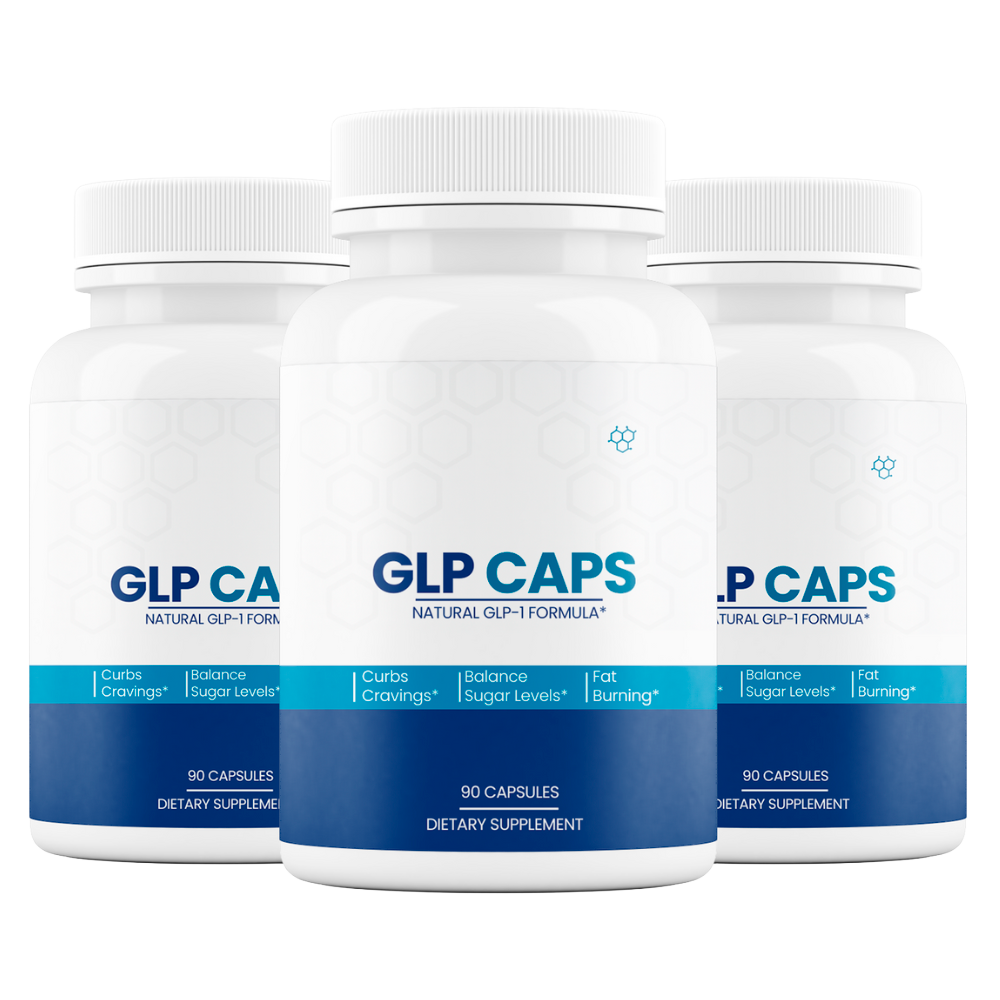 3 BOTTLES GLP CAPS