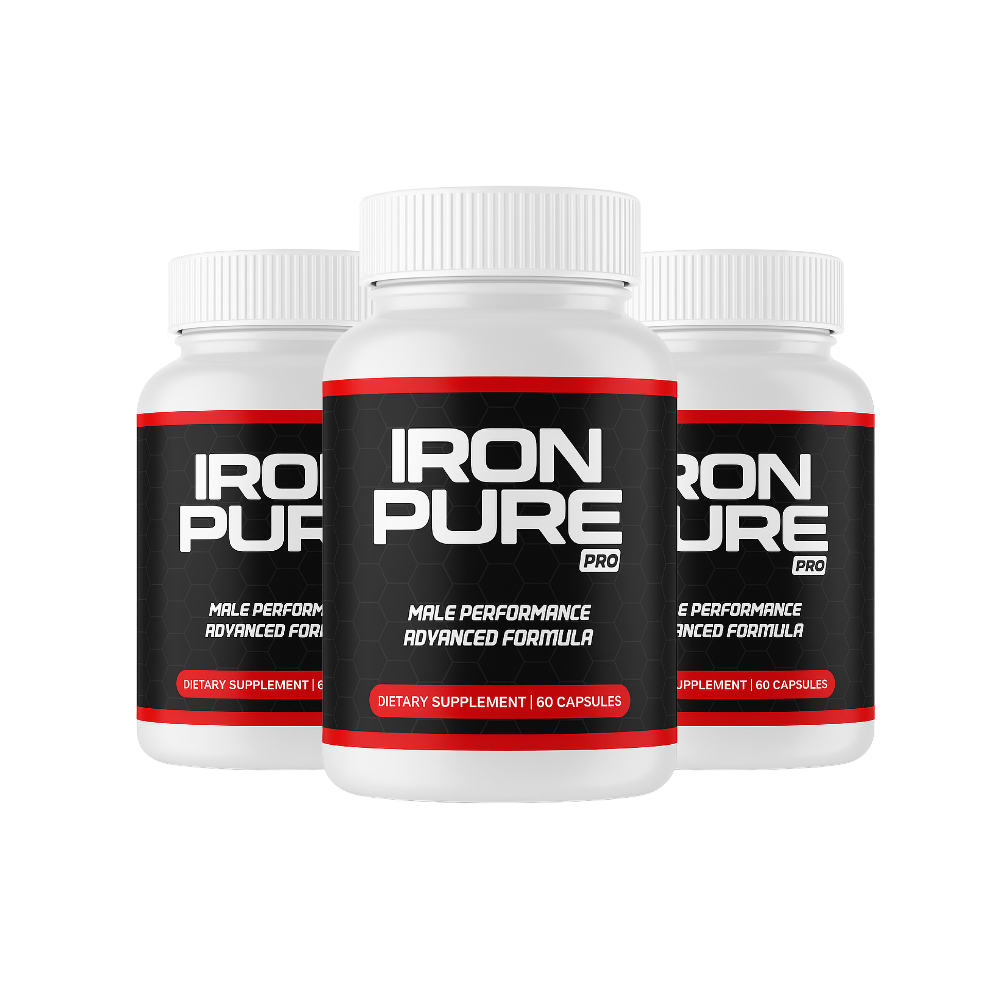 3 BOTTLES IRON PURE